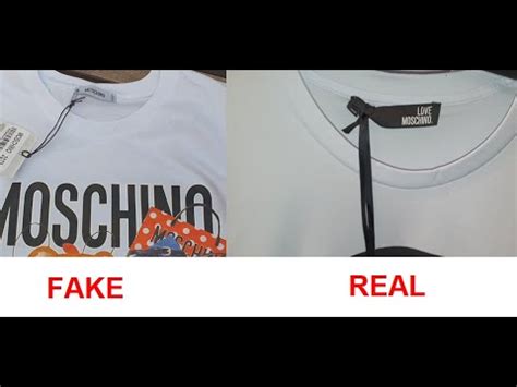 fake moschino clothes|how to spot moschino tees.